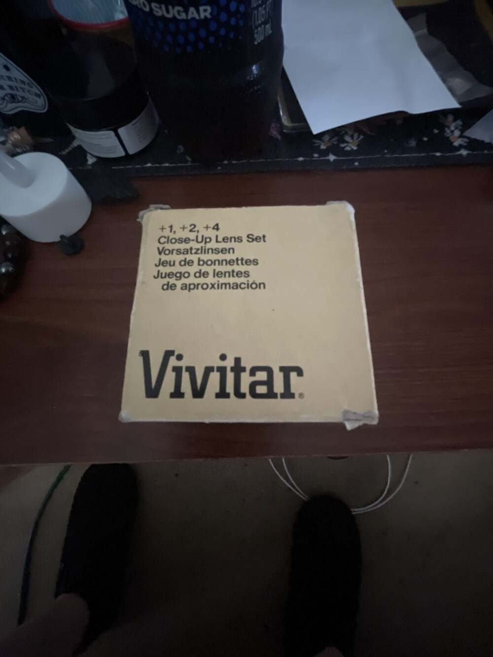 Vintage NOS Vivitar 52mm Close-Up Lens Set (+1, +2, +4) with Case and Box